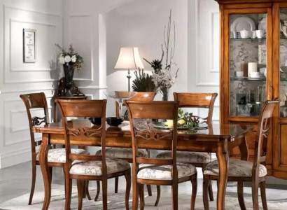 Esstisch 6x Stühle Esszimmer Set Essgruppe Tisch 7tlg Garnitur Neu