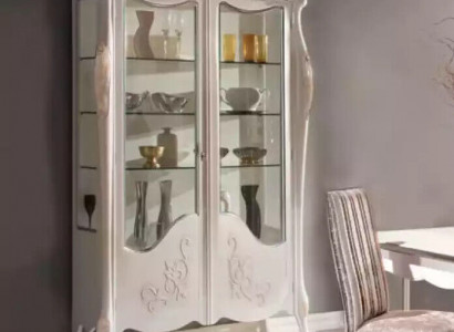 Vitrinen Glas Schrank Vitrine Wohnzimmer Holz Anrichte Italienische Möbel