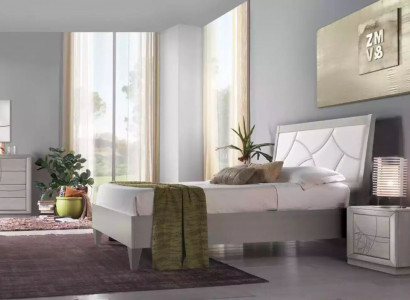 Schlafzimmer Set Bett 2x Nachttische Konsole Betten Luxus Polster 5 tlg.