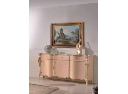 Sideboard Kommode Luxus Beige Schränke Holz Holzschrank Schrank 200x57x100