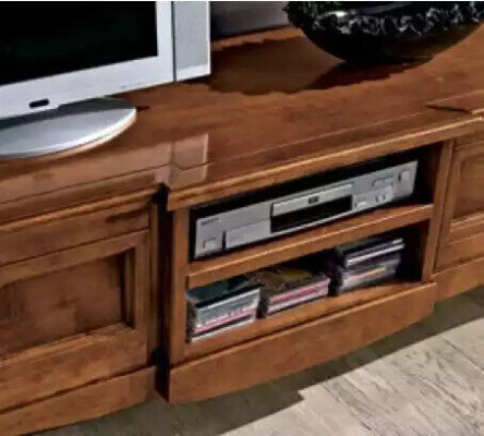 Designer Wohnzimmer 4x Wandschränke Braun Lowboard 7tlg. Wohnwand Neu