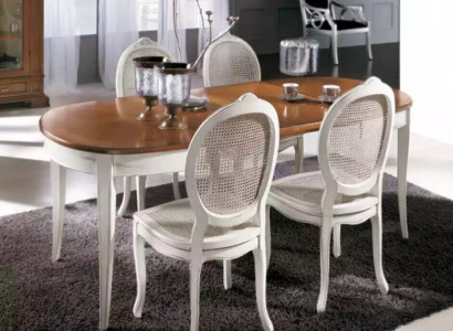 Esstisch Garnitur Ovaler Tisch Essgruppe Esstisch mit 4x Stühle Esszimmer