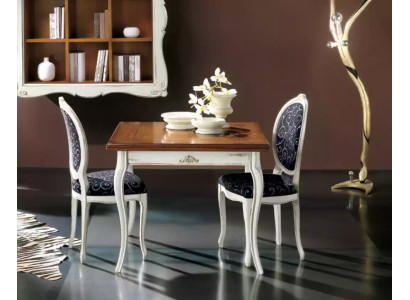 Esstisch 4x Stühle Esszimmer Set Essgruppe Tisch Garnitur Weiß Neu