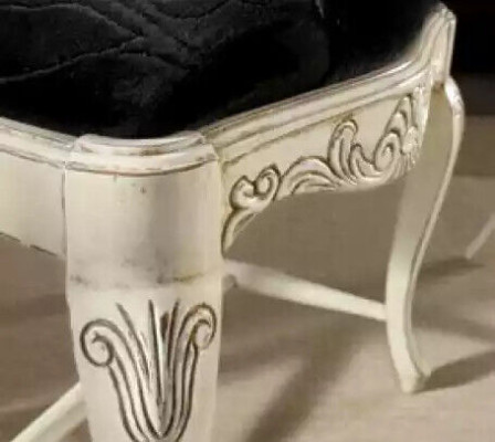 Garnitur Esstisch Essgruppe 5 tlg. Weiß Tische Neu 4x Stühle Gruppe