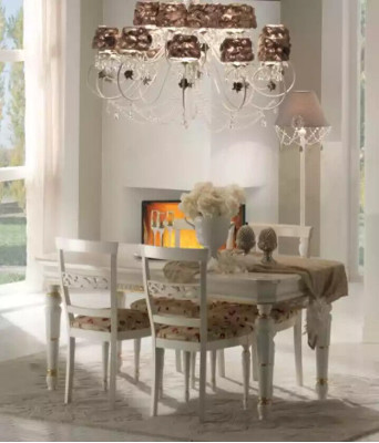 Esstisch 4 x Stühle Set Garnitur Tisch Klassische Essgruppe 5tlg. Neu