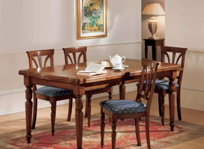 Design Ess Zimmer Stuhl Set Tische 4x Stühle Essgruppe Garnitur 5tlg.