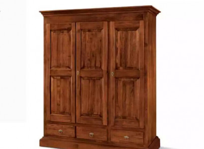 Luxus Kleider Schrank Designer Kleiderschränke Möbel Holz Braun Neu