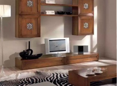 Wohnzimmermöbel Set Designer Wohnzimmer Braun Sideboard Wohnwand Neu