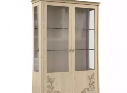 Vitrine Holz Luxus Klassische Anrichte Design Möbel Italienische Beige