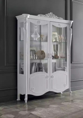 Luxus Stil Schrank Anrichte Vitrinenschrank Design Italienische Möbel