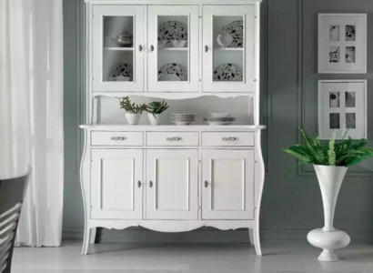 Design Möbel Italienische Weiß Vitrine Holz Luxus Schränke Klassische