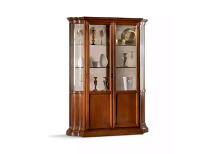 Luxus Vitrine Wohnzimmer Möbel Schrank Glas Vitrinen Designer Anrichte