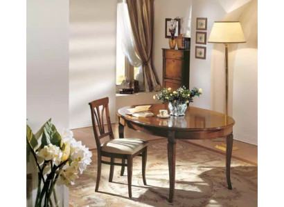 Esstisch 4x Stühle Klassische Esszimmer Garnitur 5tlg. Set Oval Tisch