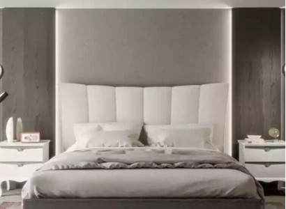 Komplettes Set Bett 2x Nachttische 3 tlg. Schlafzimmer Sets Luxus Betten