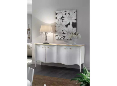 Sideboard Kommode Wohnzimmer Holz Modern Weiß Luxus Schränke Design