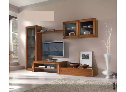 Wohnwand Schrankwand Wohnzimmer Schrank Vitrine Sideboard Wohnwände