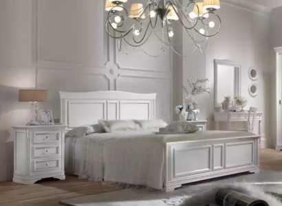 Komplettes Schlafzimmer Bett 2x Nachttische 3 tlg. Sets Designer Luxus