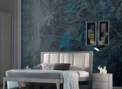 Bett 3tlg. Schlafzimmer Design Luxus Schlafzimmer Möbel 2x Nachttische