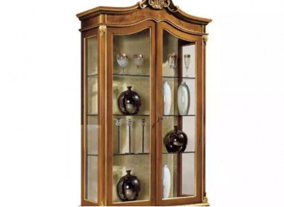 Glasschrank Vitrine Möbel Holzschrank Vitrinen Luxus Schrank Holz Neu