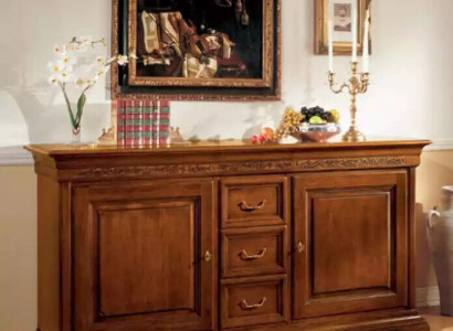 Klassische Stil Kommode Sideboard Schrank Italienische Möbel Braun Neu