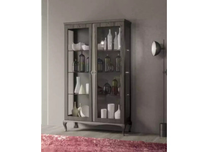 Vitrine Anrichte Holz Schränke Möbel Wohnzimmer Anrichte Glas Schrank