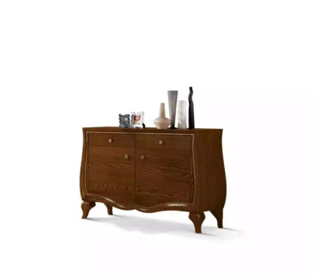 Sideboard Wohnzimmer Kommoden Schubladen Holz Holzschrank Braun Neu