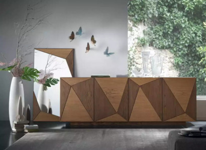 Kommode Sideboard Wohnzimmer Holzschrank Schrank Holz Italien Anrichte