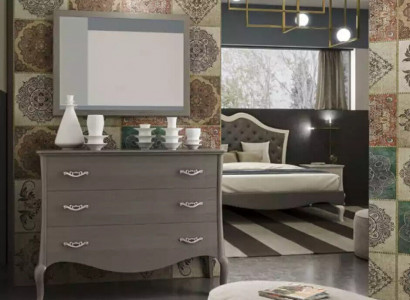 Kommode Spiegel Kommoden Schrank Luxus Regal Möbel Gruppe Neu Set 2tlg.