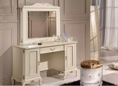 Chic weißen Kommode Spiegel klassische Möbel-Set von Sideboard Kommoden