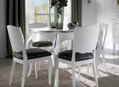 Esstisch Esszimmer Holz Weiß Rund Tisch Klassisch Italienische Möbel Tische Neu