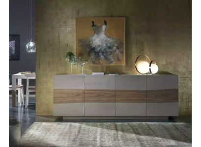 Kommode Schränke Holz Luxus Sideboard Wohnzimmer Möbel Schrank Grau
