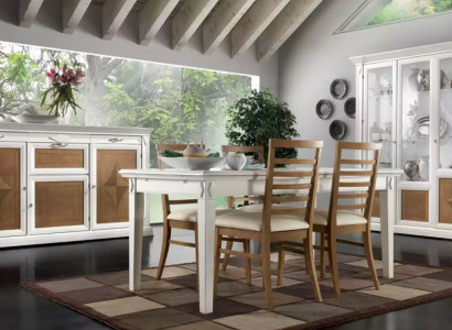 Esszimmer Esstisch 4x Stühle Garnitur Tisch Gruppe 7tlg. Set Klassische