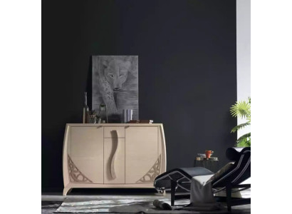 Kommode Sideboard Holz Schrank Beige Möbel Kommoden Wohnzimmer Neu