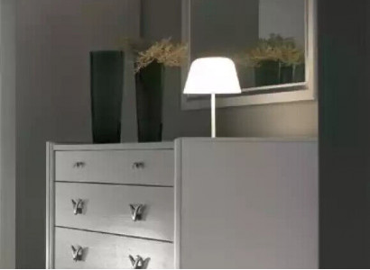 Kommode Spiegel Schrank Regal Konsole Möbel Holzschrank Italy Set 2tlg.