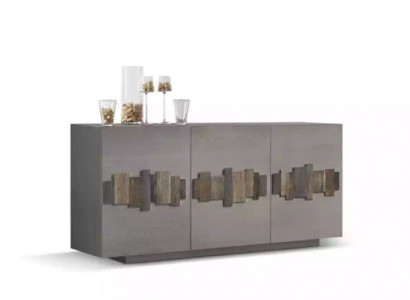 Kommode Sideboard Massiv Holz Schrank Möbel Kommoden Anrichte Grau