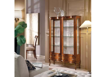 Luxus Vitrine Schrank Möbel Schränke Einrichtung Glasschrank Regal Neu