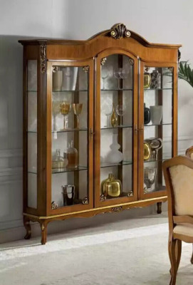 Klassischer Esstisch Tisch Holz Esszimmer Garnitur 6x Stühle 9 tlg.