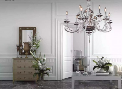 Luster Kristall Kronleuchter Lampe Deckenleuchte Leuchte Hängeleuchte neu