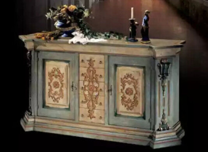 Klassisches Massivholz Sideboard Luxus Kommode Anrichte Wohnzimmer Möbel