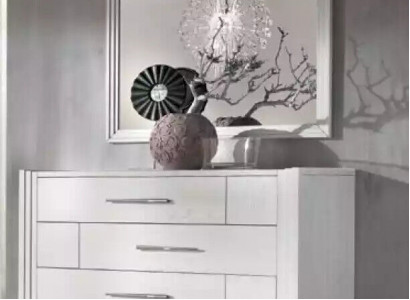 Moderne Kommode 2tlg. Set Stil Modern Kommode Spiegel Italienische Möbel