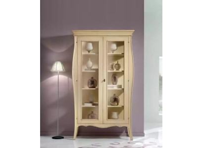 Italienische Möbel Vitrine Schrank Schau Schränke Design Wohnzimmer Neu