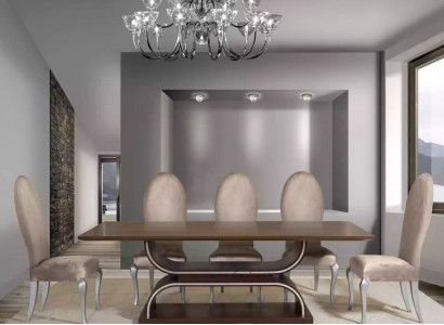 Komplett Set Esstisch 6x Stühle Esszimmer Set Ess Gruppe Holz Tisch 7tlg