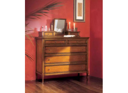 Luxus Kommode Braun Schrank Wohnzimmer Holz Design Klassische Möbel Neu