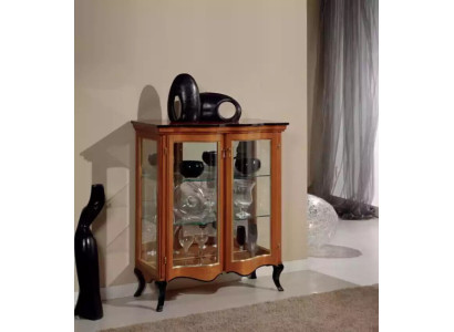 Vitrine Schrank Klassische Möbel Wohnzimmer Schränke Anrichte Italy