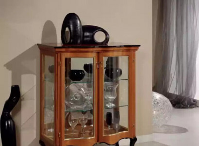 Vitrine Schrank Klassische Möbel Wohnzimmer Schränke Anrichte Italy