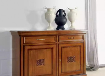 Luxus Sideboard Holz Wohnzimmer Möbel Schrank Braun Kommode Neu