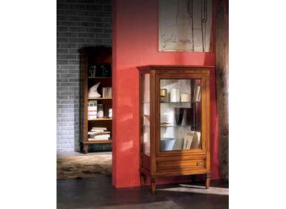 Massivholz Vitrinen Glas Schrank Vitrine Wohnzimmer Möbel Anrichte Neu