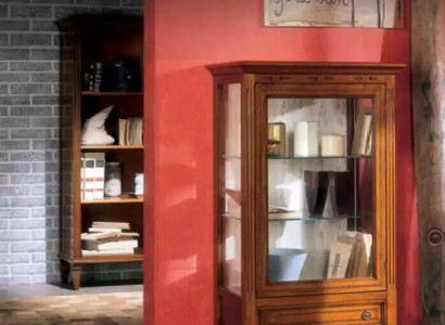 Massivholz Vitrinen Glas Schrank Vitrine Wohnzimmer Möbel Anrichte Neu