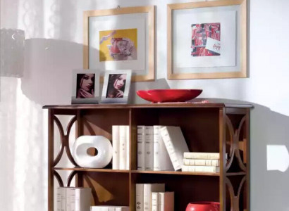 Modernes Bücherregal Braune Wohnzimmer Möbel Holzmöbel Ablage Regal