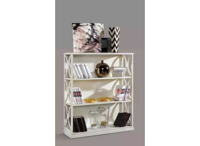 Klassisches Weißes Bücherregal Holzmöbel Wohnzimmer Ablage Regale Neu